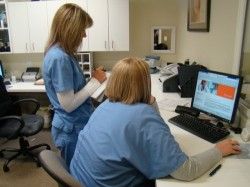 Administrative Staff of Kayal Dermatology & Skin Cancer Specialists at work