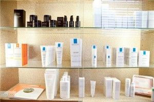 cosmetic products display