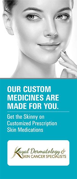 Cover of brochure: Our Custom Medicines Are Made For You. Get the Skinny on Customized Prescription Skin Medications.